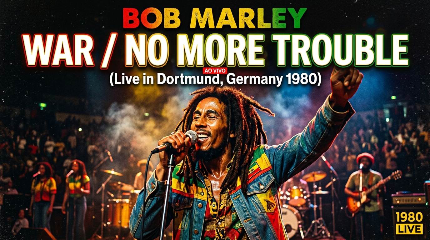 Video thumbnail for Bob Marley War No More Trouble (Ao vivo em Dortmund, Alemanha, 1980)