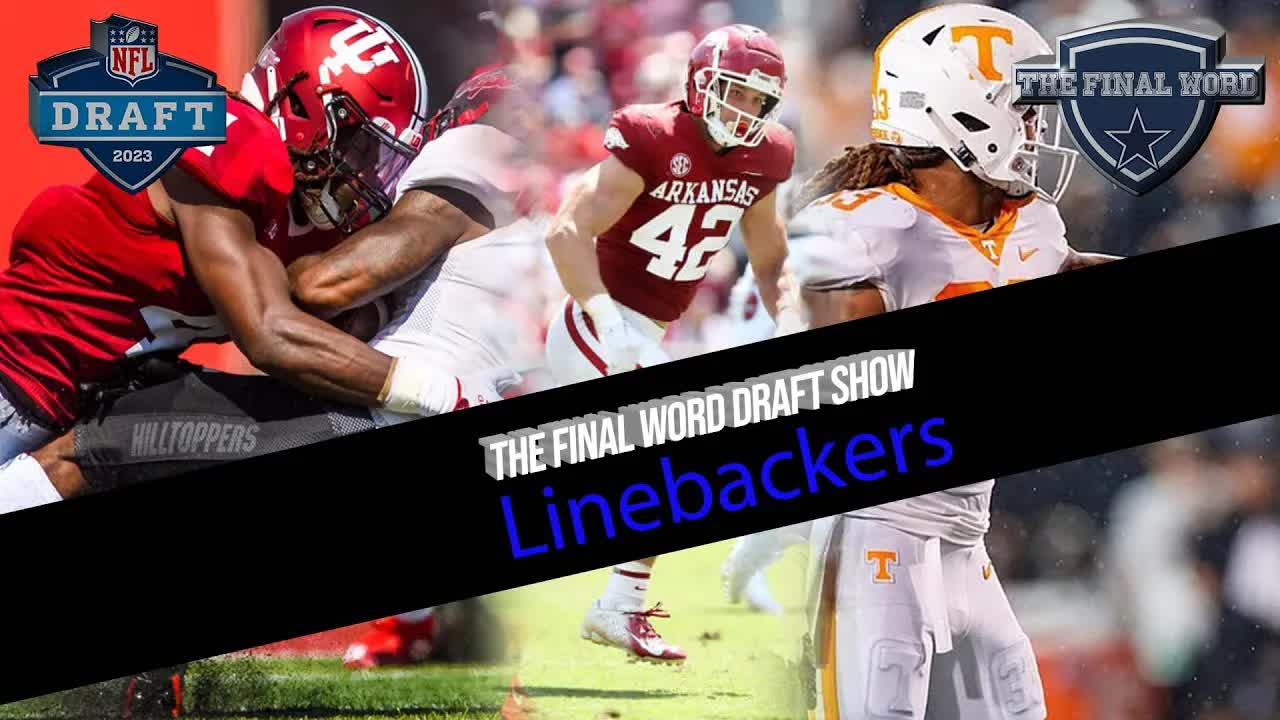 Video thumbnail for law nation sports: cowboys nfl draft linebacker breakdown - final word on 2023 prospects!