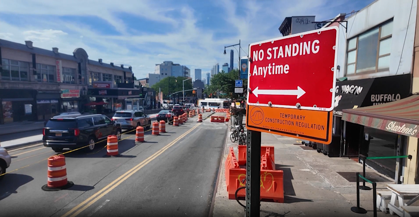 Video thumbnail for Faster buses, slower business: Park Slope store owners blame Flatbush Avenue redesign for struggles