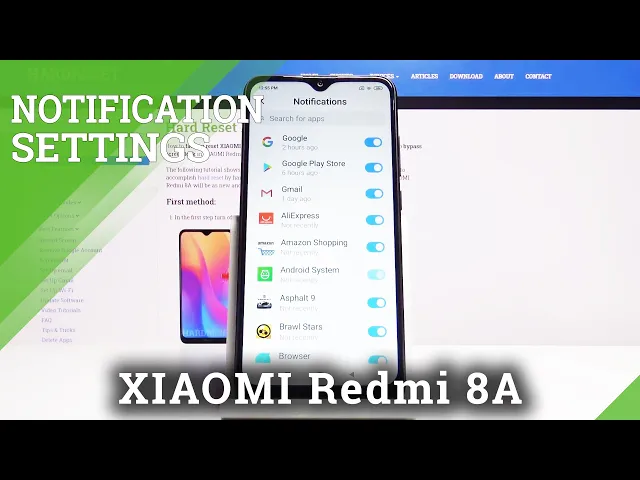 Video thumbnail for How to Manage Notifications in Xiaomi Redmi 8A - Open Notifications Settings