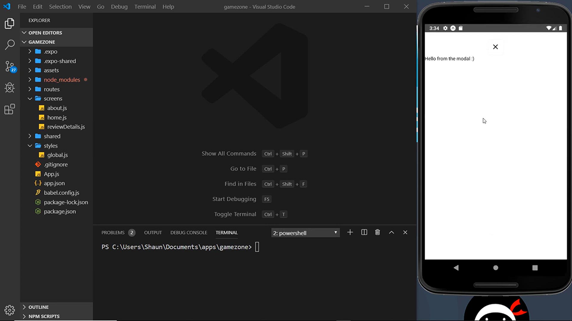 'Video thumbnail for React Native Tutorial  #30 - Formik Forms (part 1)'