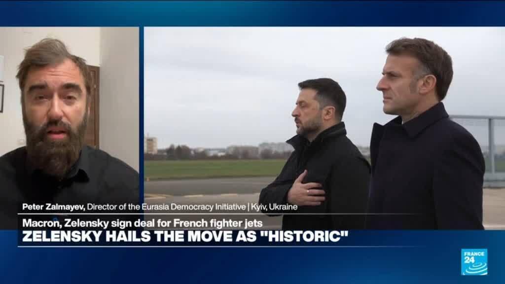 Video thumbnail for Zelensky-Macron agreements: 'Very clearly a successful visit' after leaving the US empty-handed