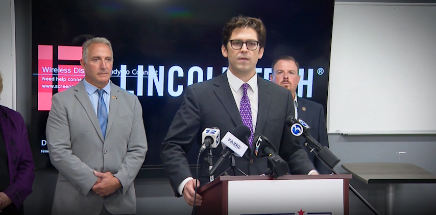 Video thumbnail for Trailing 20 points in race for governor, Ryan Fazio makes jobs pitch