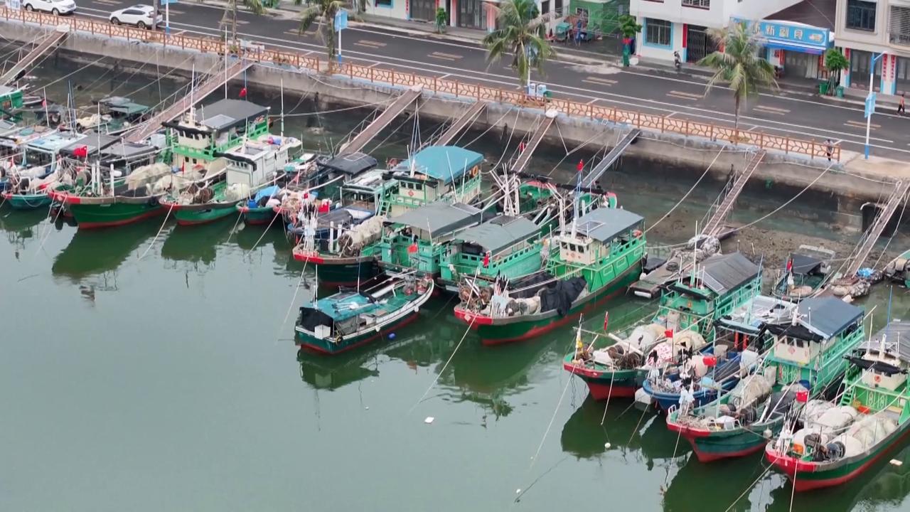 Video thumbnail for China: China braces for dual typhoon threat as Saudel approaches coast.