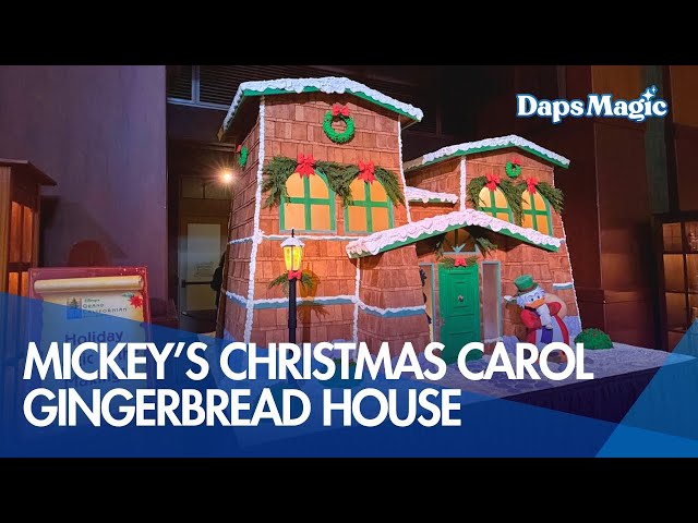 Video thumbnail for Mickey's Christmas Carol Gingerbread House at Disney's Grand Californian Hotel & Spa 4K