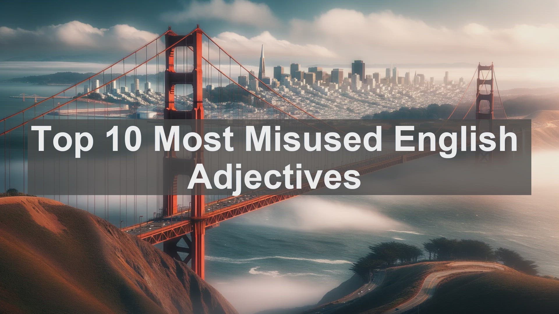 'Video thumbnail for Top 10 Most Misused English Adjectives'