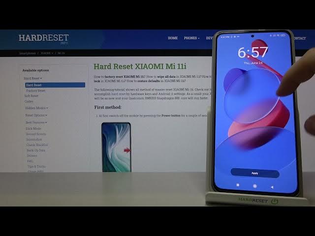 Video thumbnail for How to Find Wallpapers in XIAOMI Mi 11i - Collection Of Wallpapers