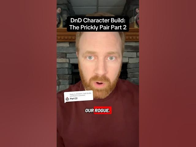Video thumbnail for DnD character build: the prickly pair, a two-character team build! Part 2