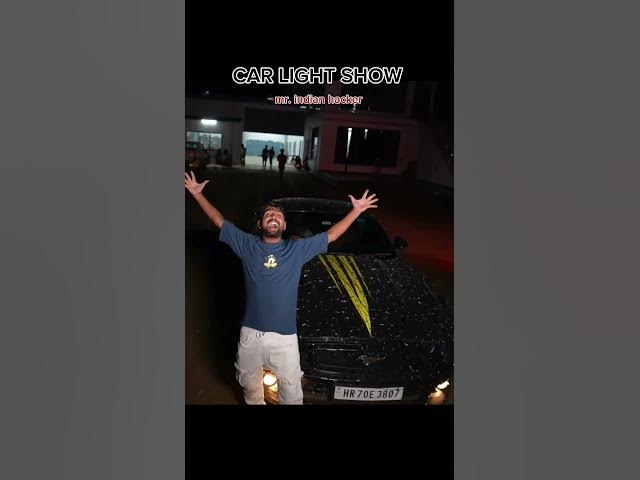 Video thumbnail for light show mr. indian hacker #_shorts
