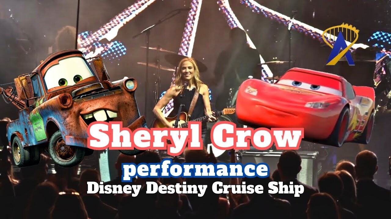 'Video thumbnail for Sheryl Crow Sings Cars Song on Star Princess Cruise Ship'