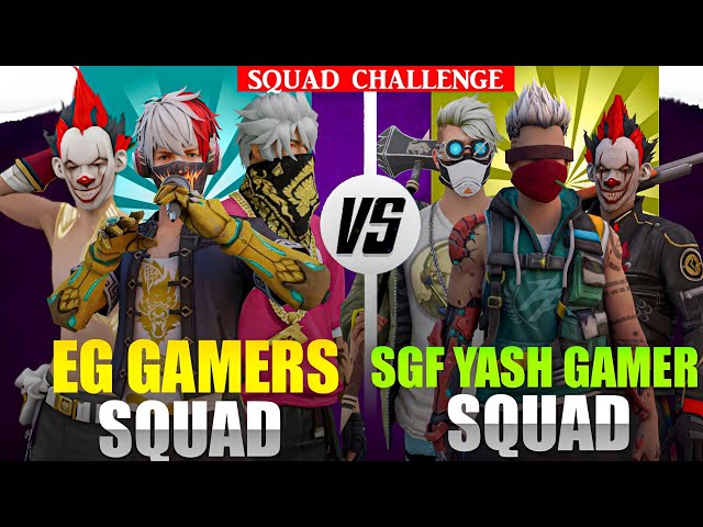 Video thumbnail for SQUAD CHALLENGE🤬||@SGFYASHGAMER🔪 #freefire#freefiretelugu