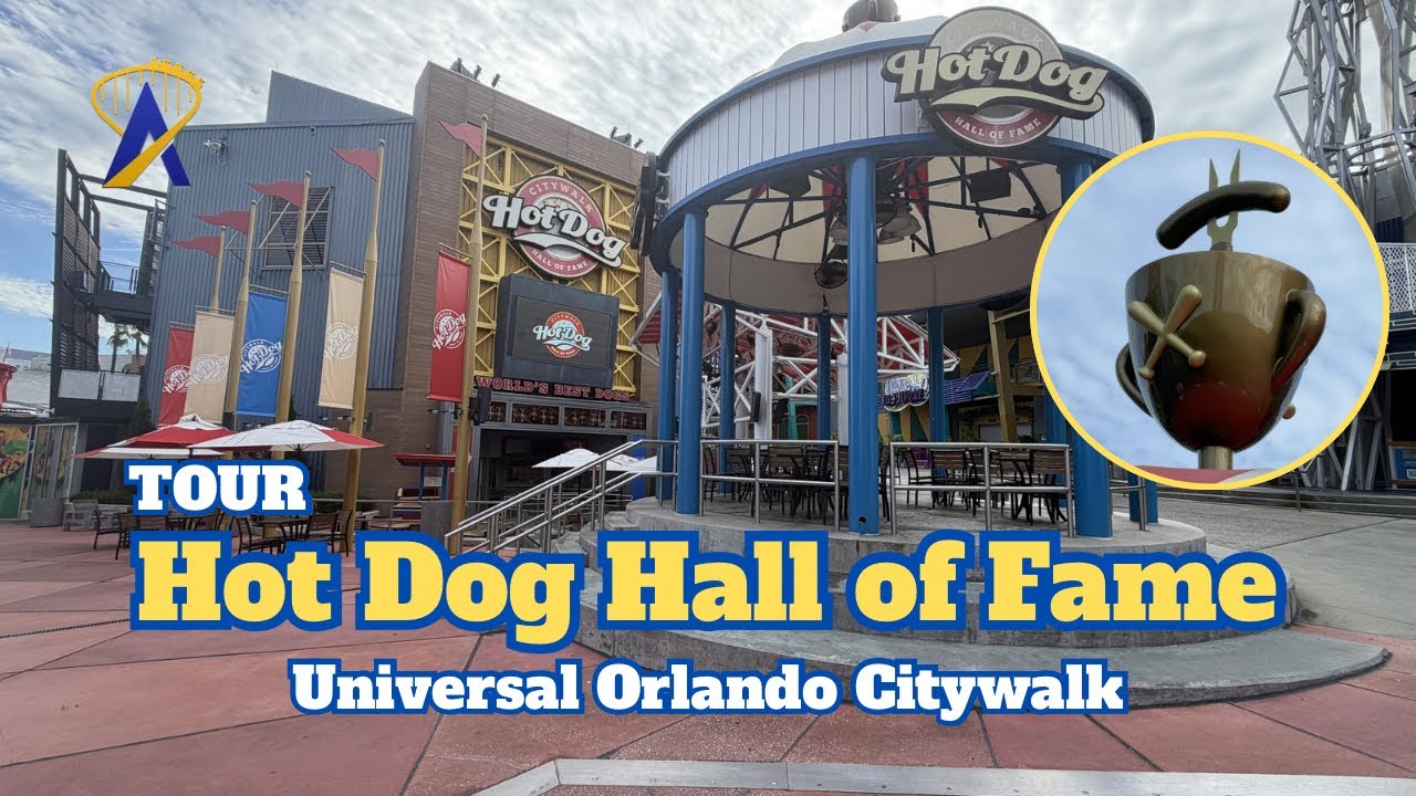Video thumbnail for Hot Dog Hall of Fame Tour - Universal Orlando Citywalk