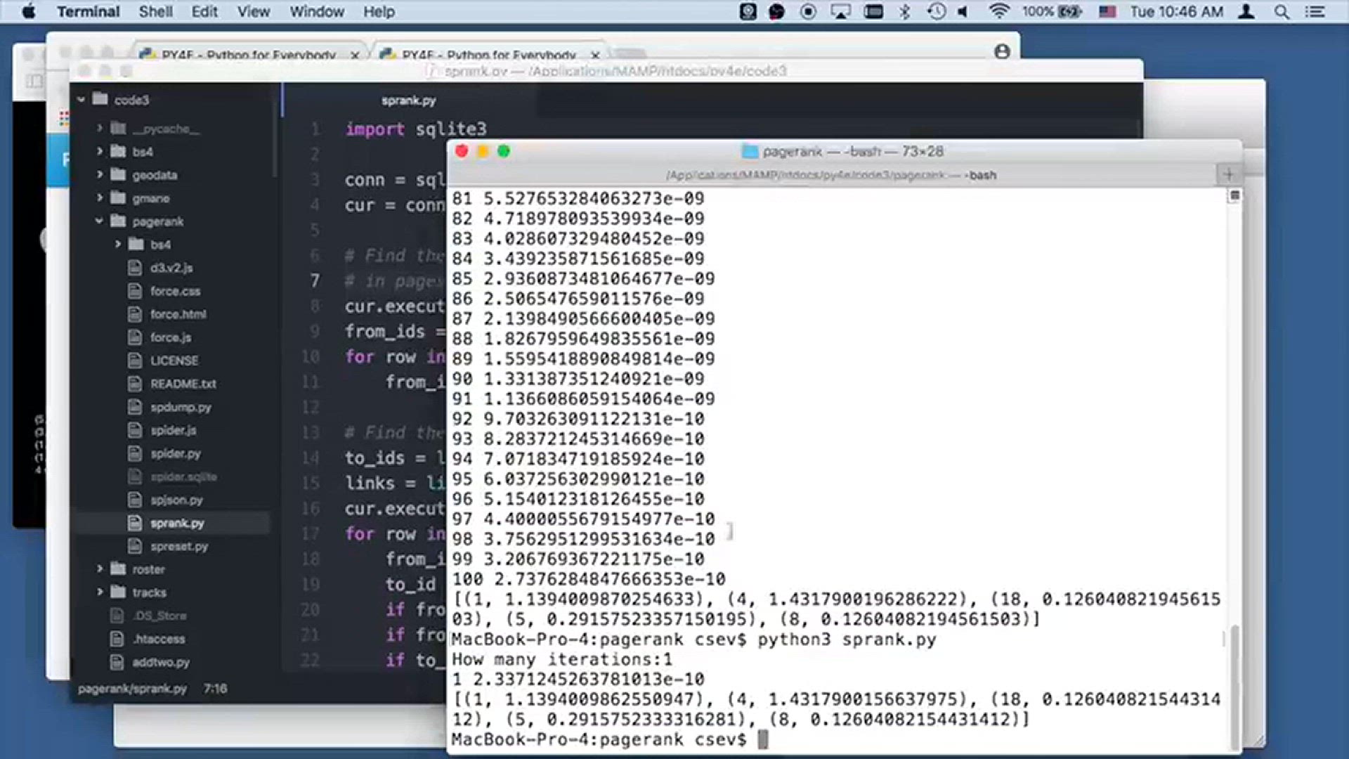 'Video thumbnail for Data Visualization(Code Sample: Pagerank Visualization) - Python Tutorial - (Part 75)'