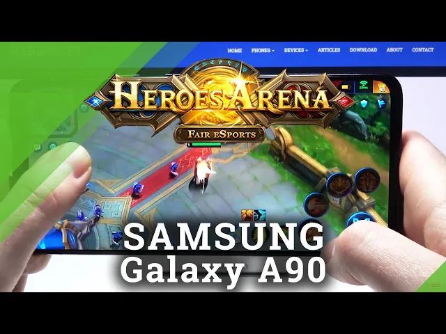 Video thumbnail for Gameplay of Heroes Arena on Samsung Galaxy A90 – Gaming Test