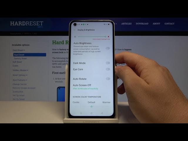 Video thumbnail for How to Enable/Disable Automatic Brightness in Oppo A52 – Adaptive Brightness Feature