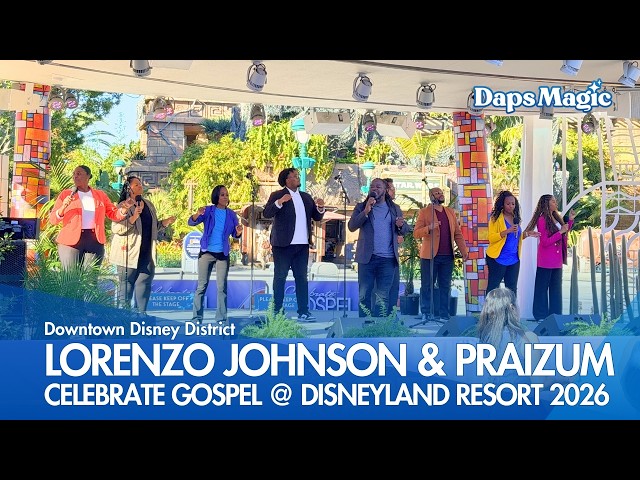 Video thumbnail for Lorenzo Johnson & Praizum | Celebrate Gospel @ Disneyland Resort 2026 4K