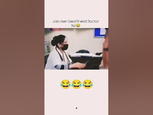 Video thumbnail for when bestie is doctor #viralvideo #fun