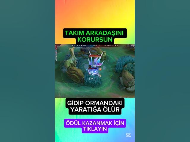 Video thumbnail for Takım arkadaşını korursun, Gidip ormanda ölür. #MLBB #mobilelegendsbangbang #mobilelegends