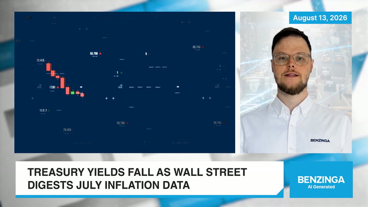 Video thumbnail for Treasury Yields Fall