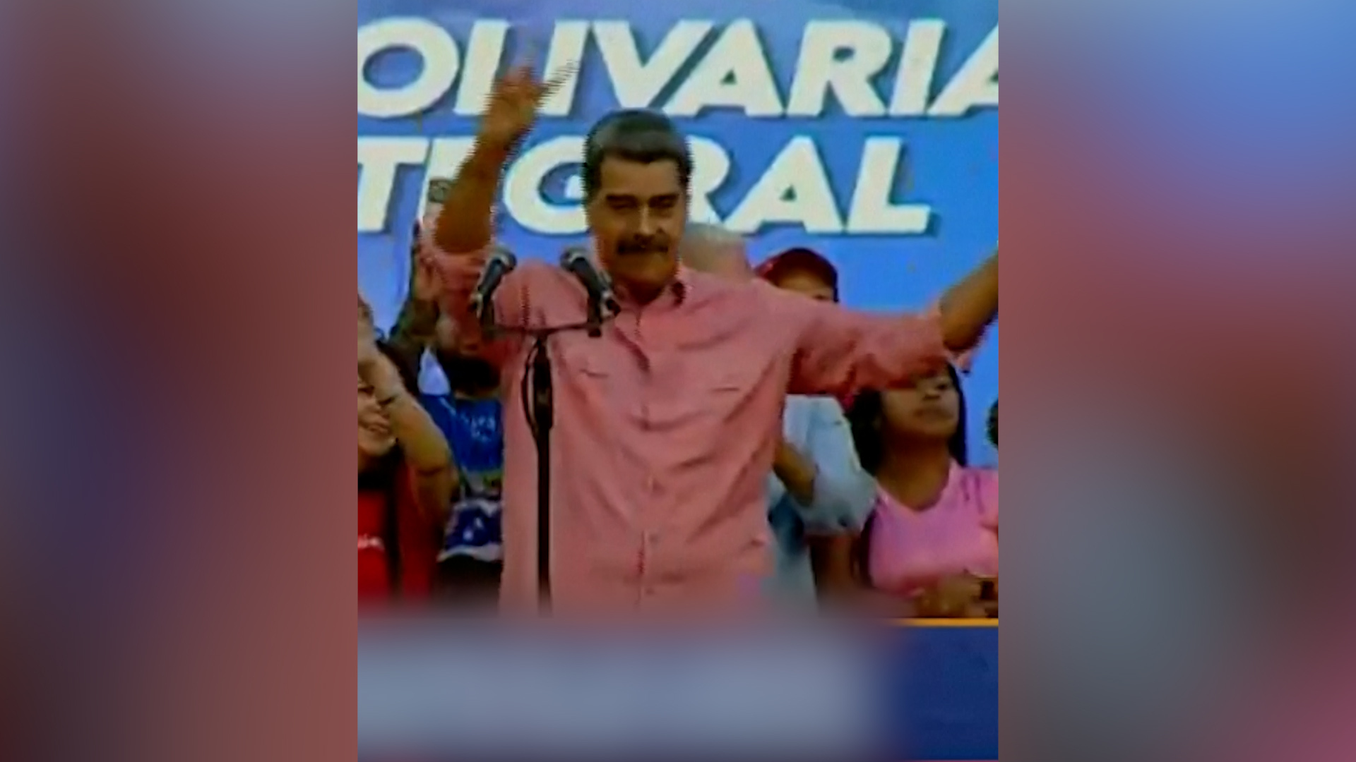 Video thumbnail for Venezuela’s Maduro 'sings for peace' with John Lennon's Imagine