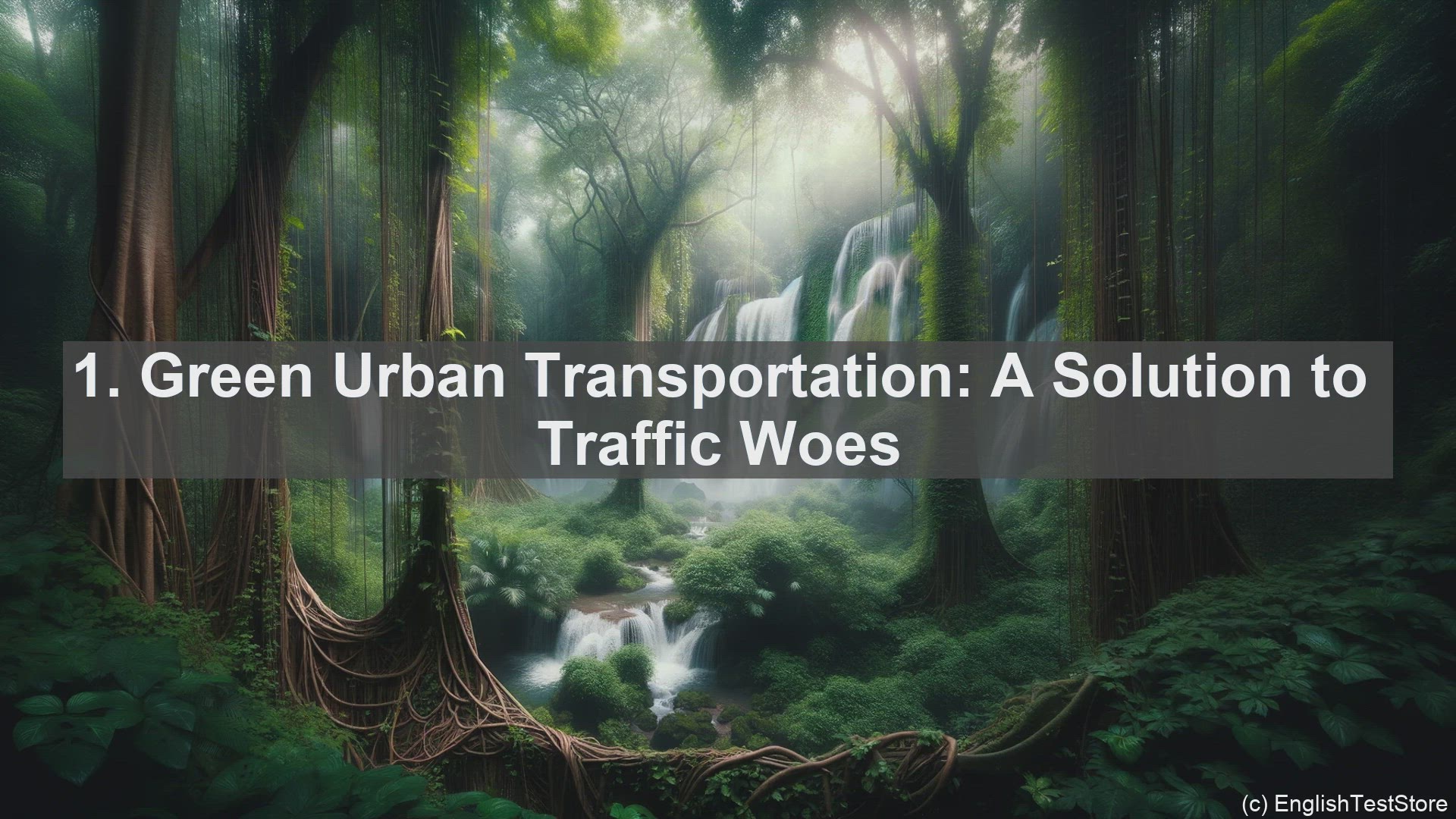 'Video thumbnail for Top 10 Sentences for Understanding Green Urban Transportation'