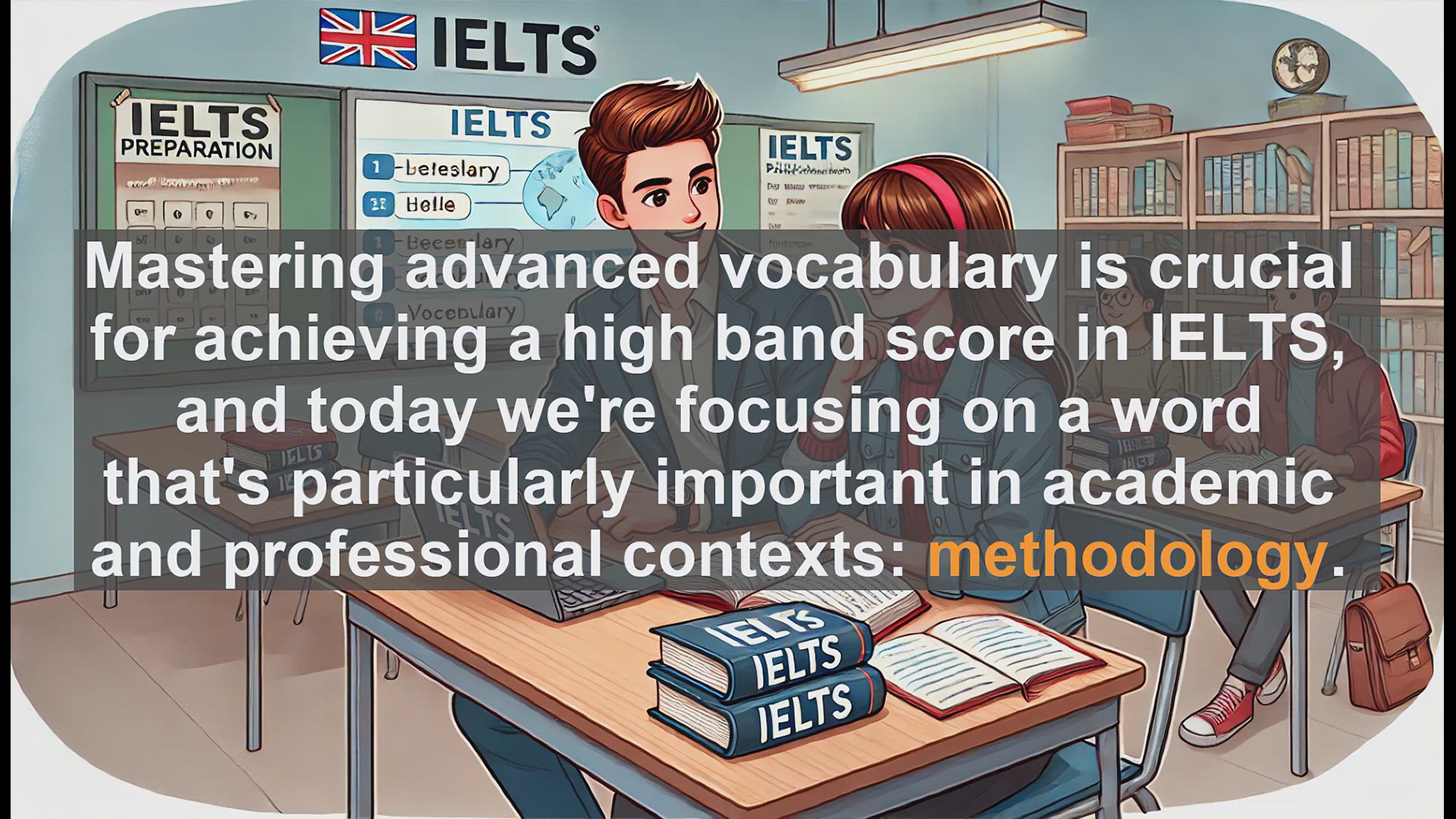 'Video thumbnail for 5000 Must Know IELTS 8.0 Vocabulary - IELTS Vocabulary: Understanding and Using 'Methodology''