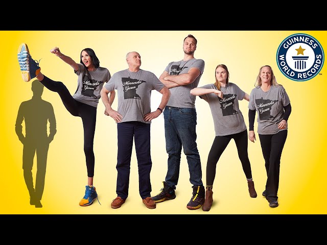 'Video thumbnail for We are the World's Tallest Family!'