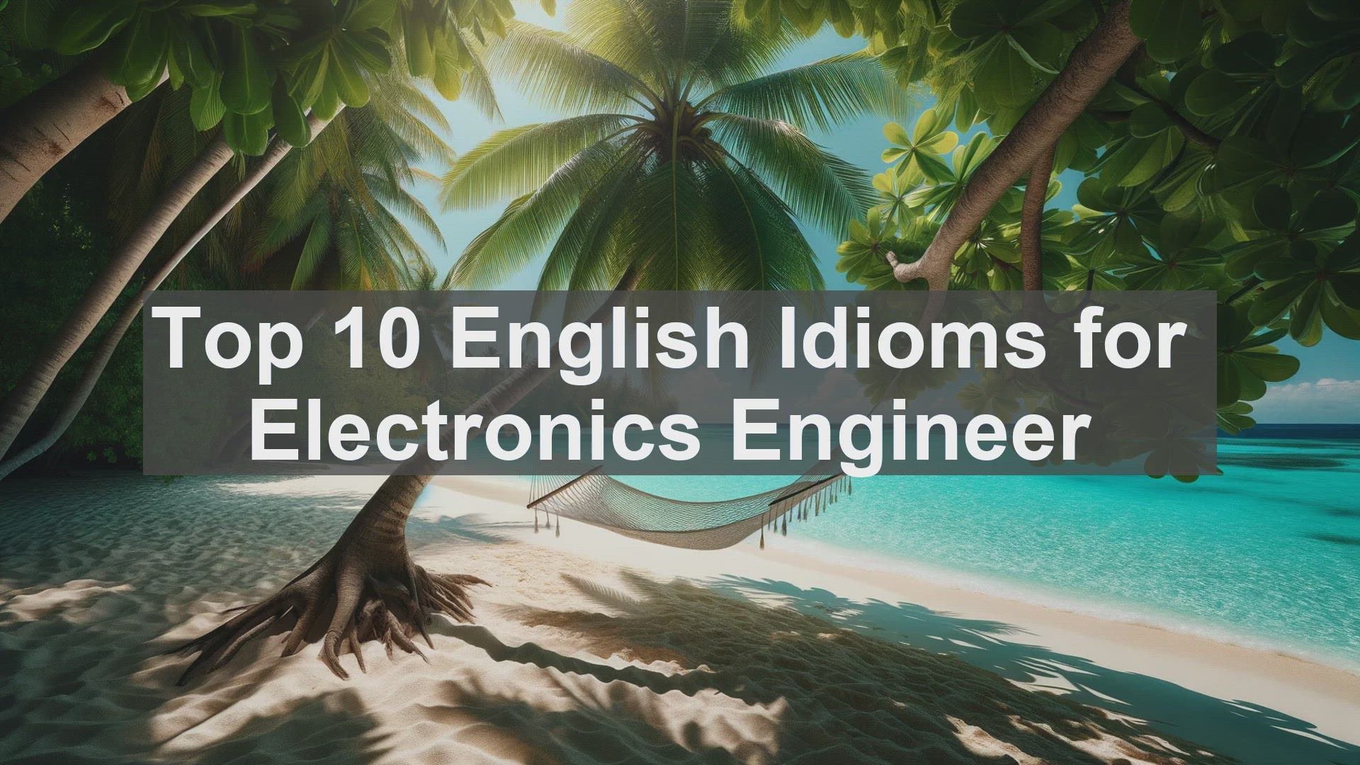 'Video thumbnail for Top 10 English Idioms for Electronics Engineer'