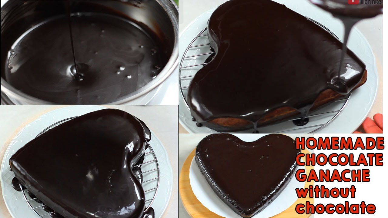 Video thumbnail for Make this Easy Chocolate Ganache WITHOUT Chocolate OR Cream!