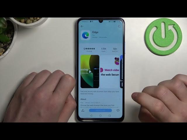 Video thumbnail for Huawei Nova Y70 - How To install Microsoft Edge