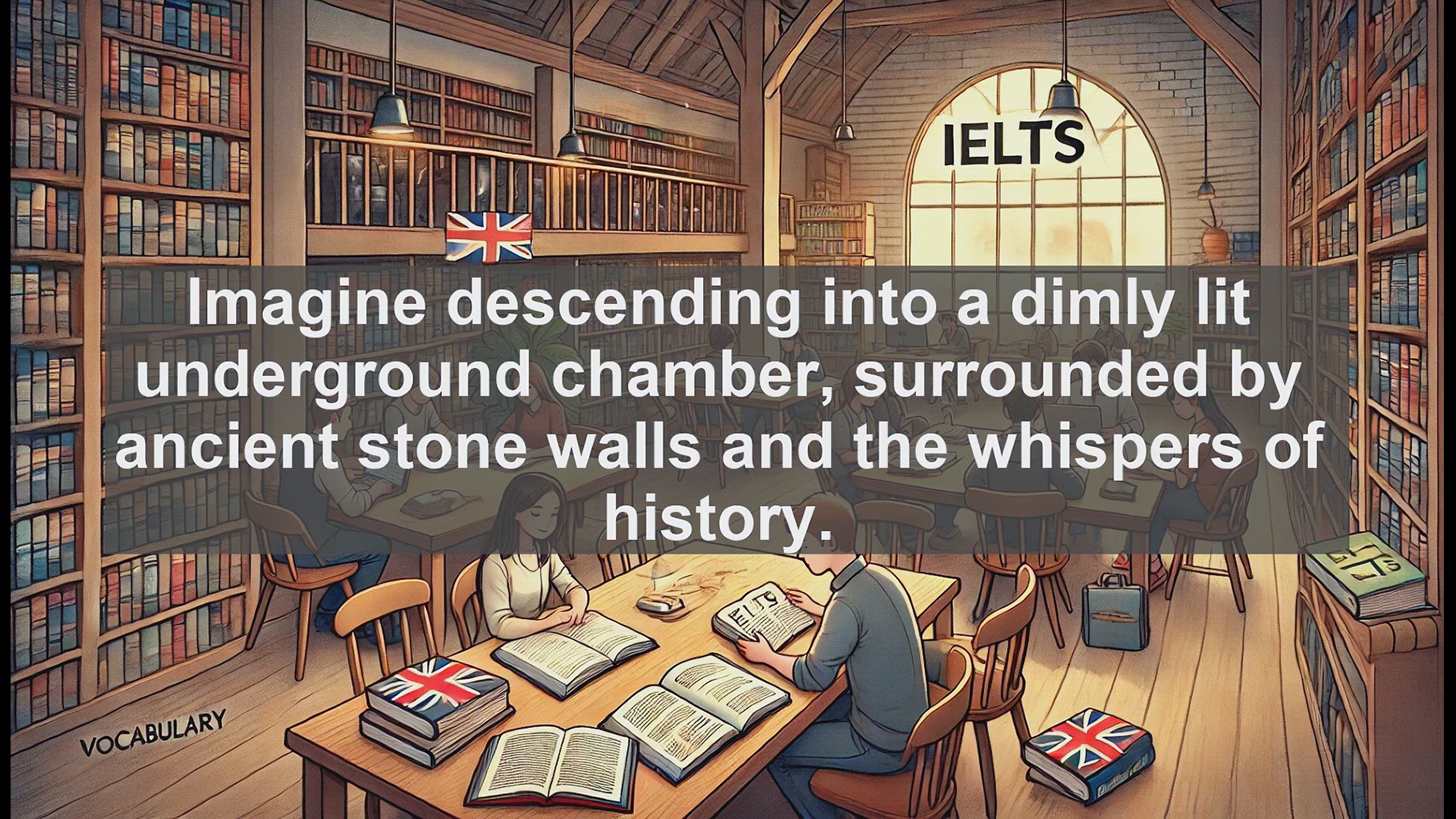 'Video thumbnail for 2000 Must Know IELTS 9.0 Vocabulary - Crypt: Uncover the Meaning of This Underground Chamber'