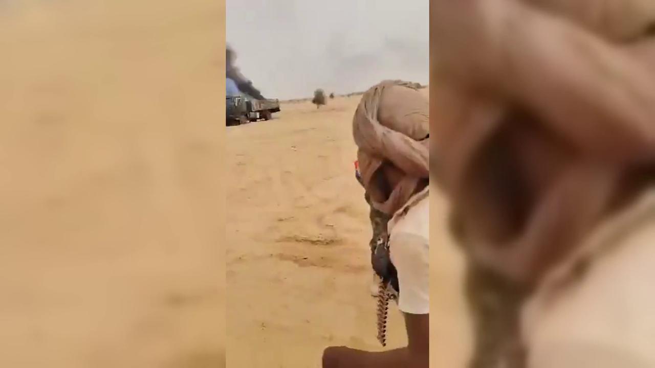 Video thumbnail for Mali: Government Convoy Ambushed In Mali.