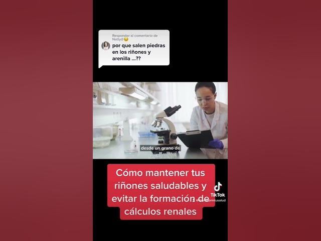 Video thumbnail for Cómo mantener tus riñones saludables y evitar la formación de cálculos renales #CuidadoRenales