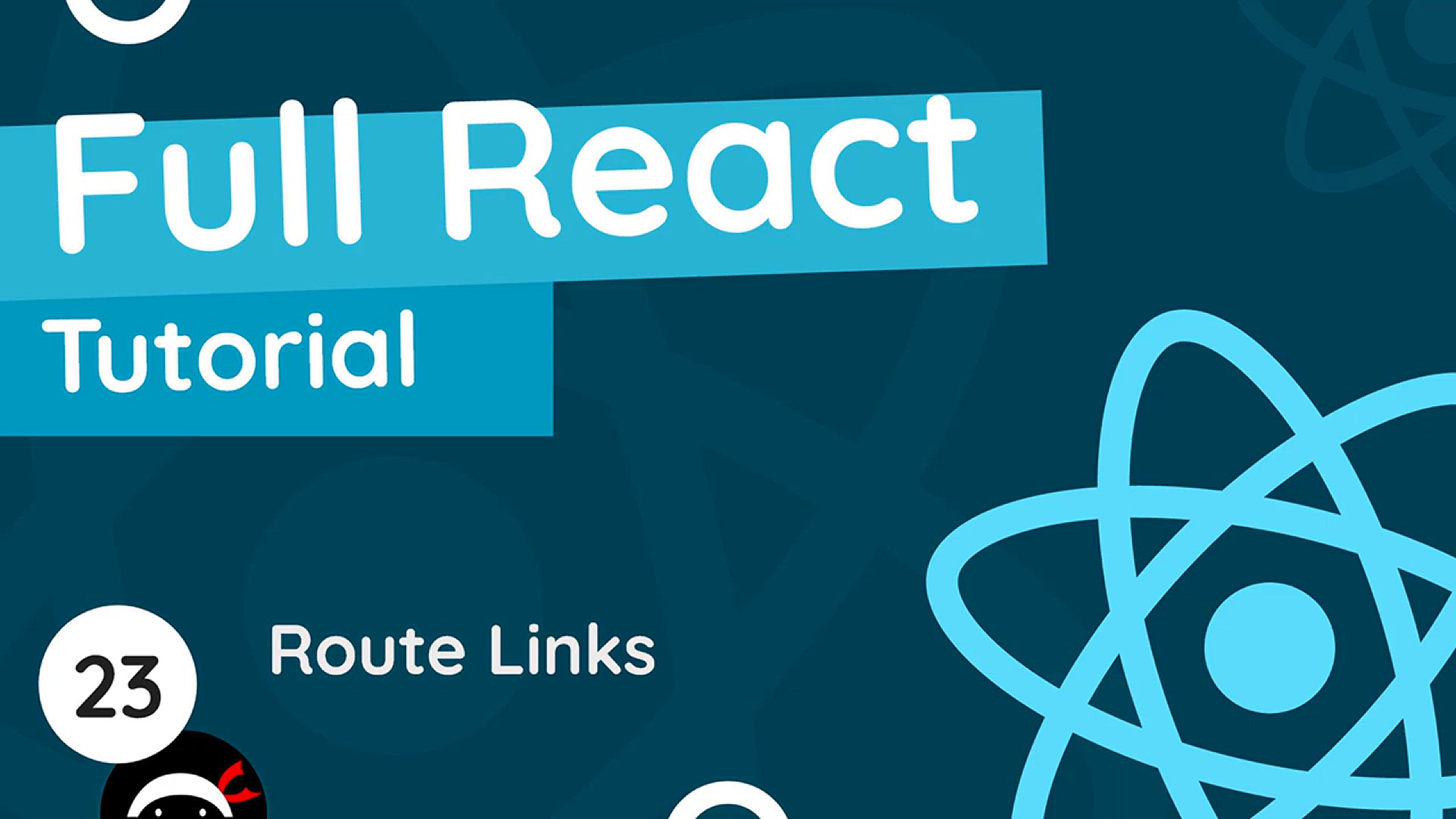 'Video thumbnail for Full React Tutorial #23 - Router Links'