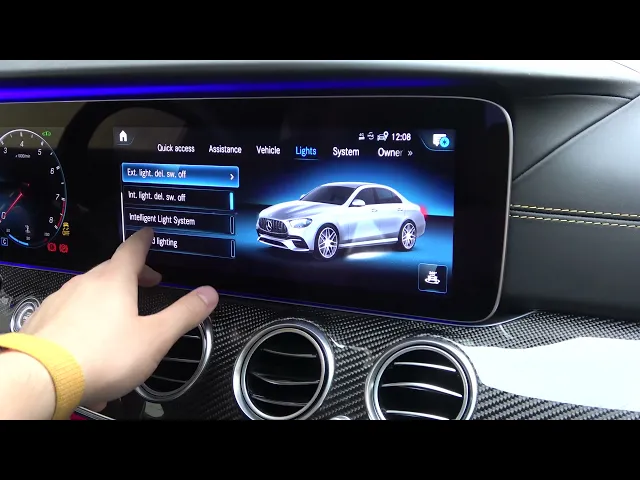 Video thumbnail for How to Turn On or Off Inteligent Light System In Mercedes E Class - E63S AMG ILS Activation