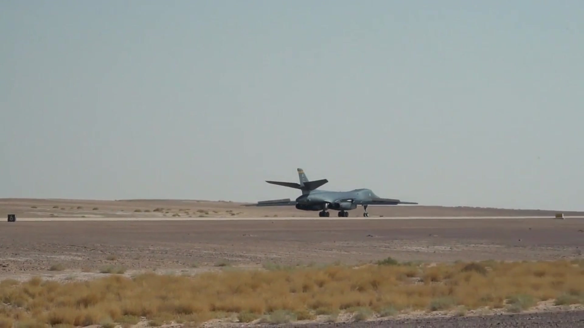 'Video thumbnail for U.S. B-1B Lancer Bombers Go To Saudi Arabia (2019)'