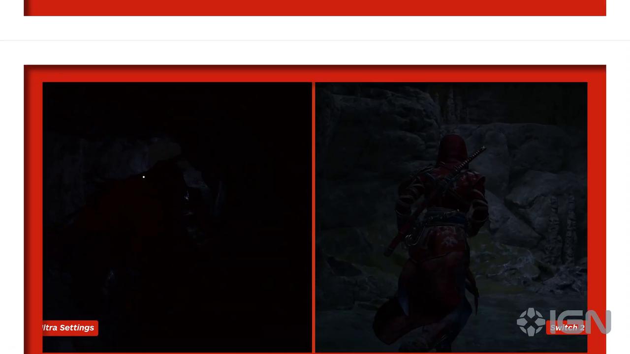 Video thumbnail for Assassin's Creed Shadows - Switch 2 vs PC Graphics Comparison