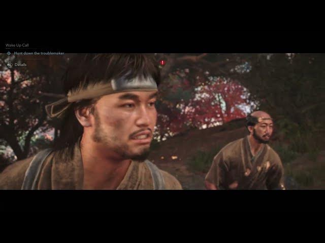 Video thumbnail for Assassin's Creed Shadows - Wake Up Call: Hunt Troublemaker "Asked For Help" Choice Poachers Cutscene