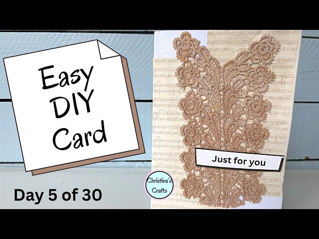 Video thumbnail for Easy Mixed Media Card Anyone Can Try!