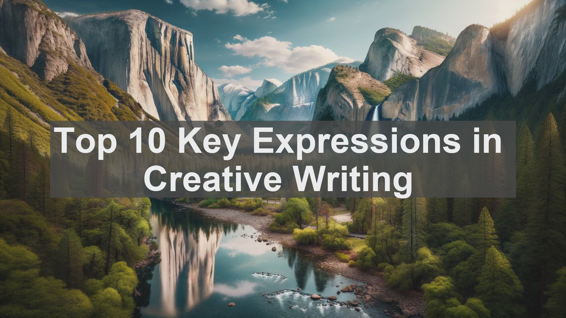 'Video thumbnail for Top 10 Key Expressions in Creative Writing'
