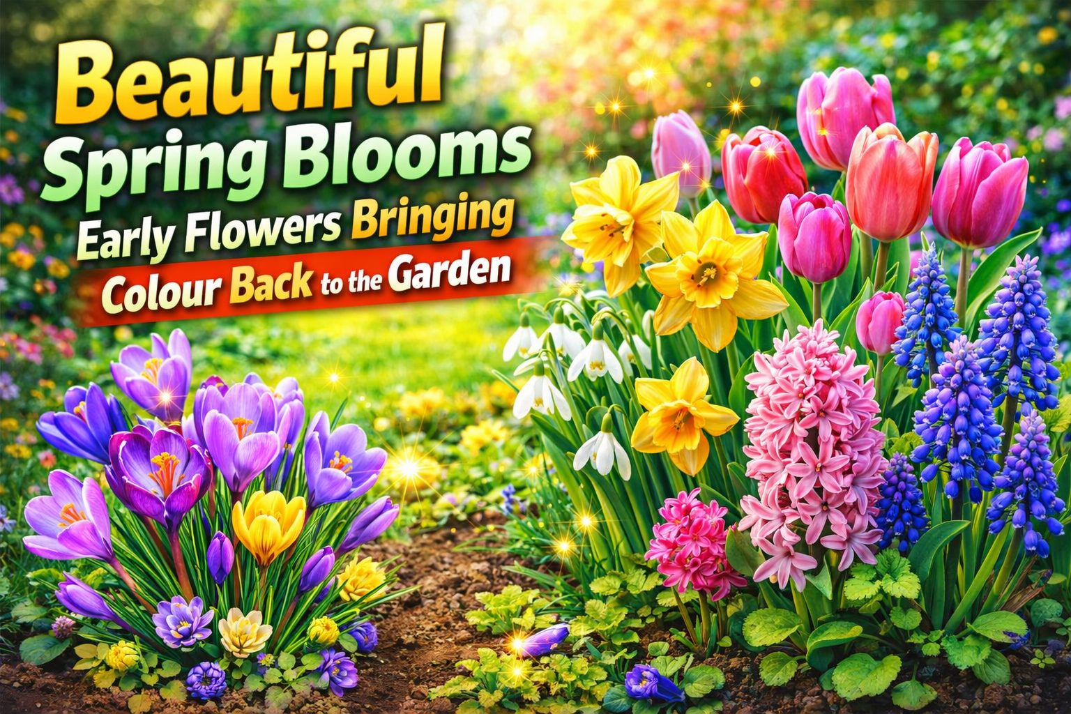 Video thumbnail for Beautiful Spring Blooms | Early Flowers Bringing Colour Back to the Garden