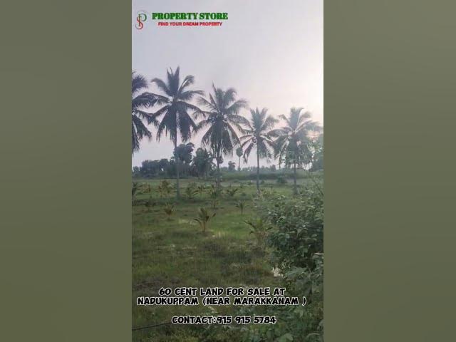 Video thumbnail for 60 Cent Land for Sale near Marakkanam..Low Budget.