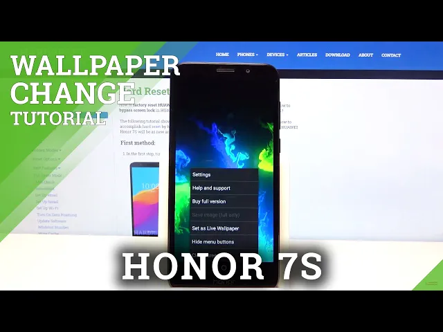 Video thumbnail for How to Download Live Wallpaper Magic Fluids in Honor 7S?