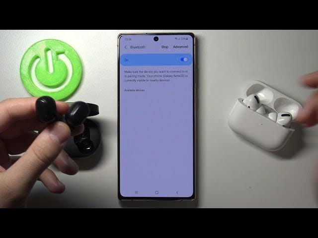 Video thumbnail for How to Pair Xiaomi AirDots 2 with Samsung Galaxy Note 20? Link Xiaomi Earbuds and Samsung Phone