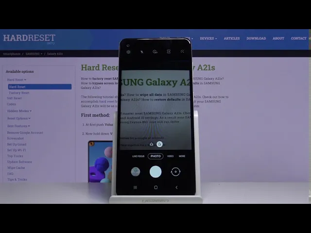 Video thumbnail for How to Turn On Camera Location Tags on SAMSUNG Galaxy A21s – Camera Location Option