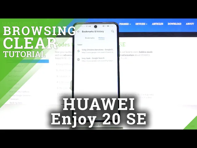 Video thumbnail for How to Remove Browsing History in HUAWEI Enjoy 20 SE – Find Clear Browser Options