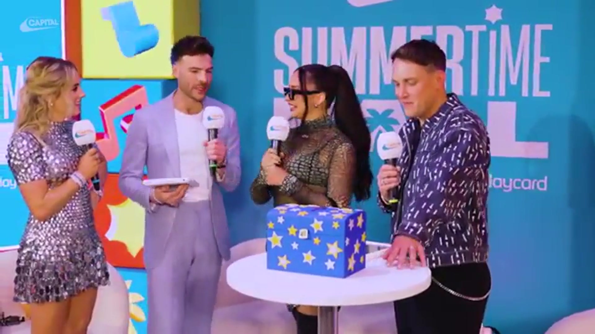 'Video thumbnail for JADE plays 'Say It With Chest' with Capital Breakfast | Capital's Summertime Ball'