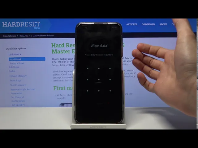 Video thumbnail for How to Hard Reset REALME X50 via Recovery Mode - Remove Screen Blocate