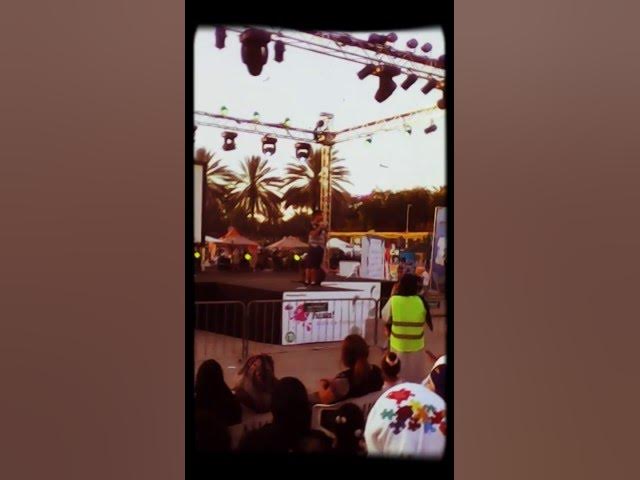 Video thumbnail for Walk for Autism Dubai 2016 singing perfomer