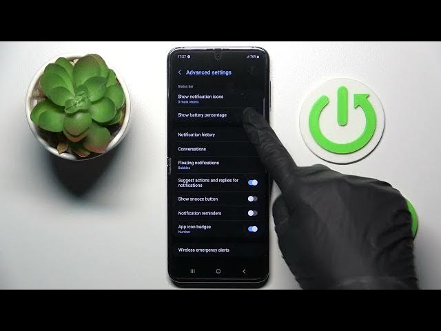 Video thumbnail for How to Enable Battery Percentage on Samsung Galaxy Z Flip5?